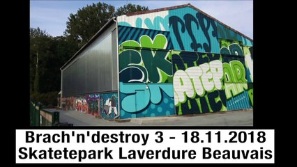 Contest de skateboard Brach'n"Destroy 3 Finale jeunes moins 18ans Beauvais