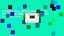 D.O.W.N.L.O.A.D [P.D.F] 2019-2023 Five Year Planner: Elegant Marble, 60 Months Calendar, 5 Year