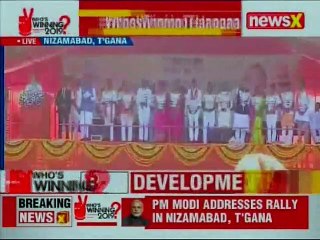 Telangana was formed after years of struggle: PM Narendra Modi in Nizamabad