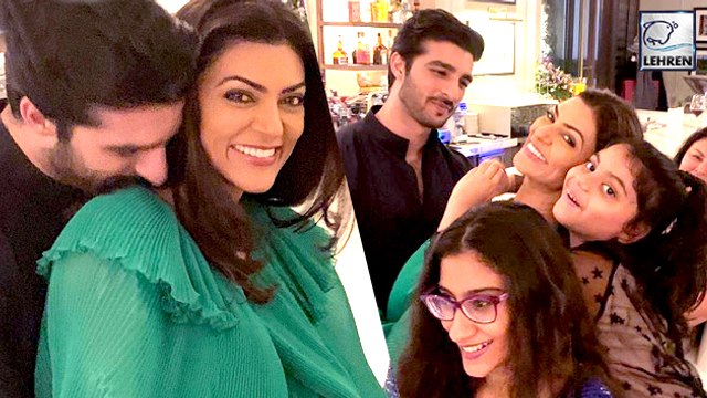 Sushmita Sen Shares Birthday Pictures With Bf Rohman Shawl and Family