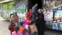 Kumru'da çocukların 'sinema otobüsü' keyfi - ORDU