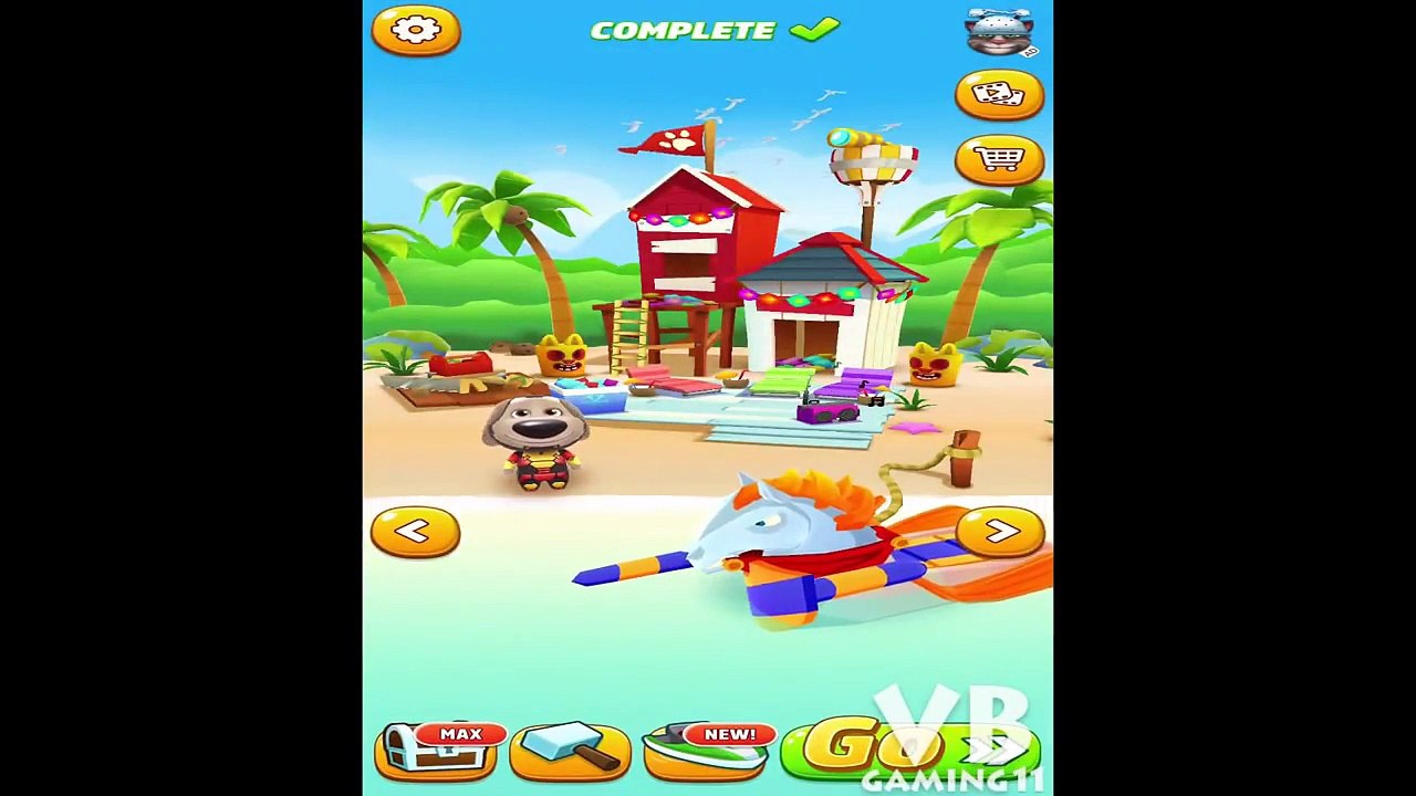 Talking Tom Jetski 2 - Full Upgrading All 5 Houses - IRON BEN New Epic Scooter SEA KNIGHT Gameplay