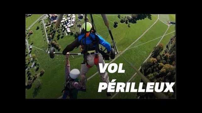 Ce vol en deltaplane a failli tourner au désastre