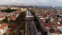 Halkalı-Gebze Banliyö Tren Hattının Son Hali Havadan Görüntülendi