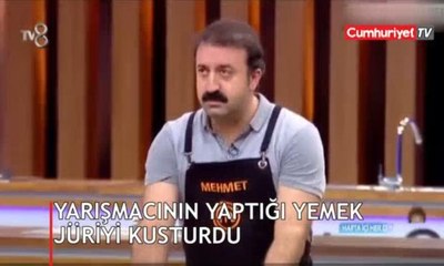 MasterChef'te yarışmacının yaptığı yemek jüriyi kusturdu!