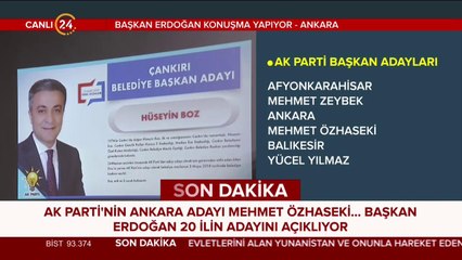 AK Parti Çankırı Büyükşehir Belediye Başkanı adayı