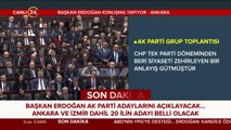 Cumhurbaşkanı Erdoğan: Çünkü mihenk taşı AK Parti de onun için