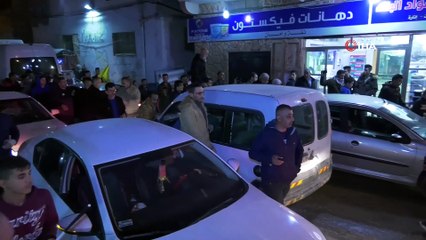 - İsrail'in 30 Yıl Sonra Serbest Bıraktığı Filistinli İçin Şenlik- İsrail'e Şenlikli Mesaj