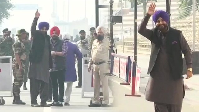 Navjot Singh Sidhu बिना VISA Kartarpur Corridor के लिए Pakistan हुए रवाना । वनइंडिया हिंदी