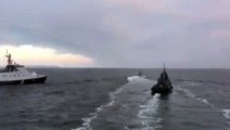 Rusia hace un ataque a buques ucranianos