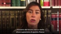 Maria Elena Boschi sul padre di Luigi Di Maio 