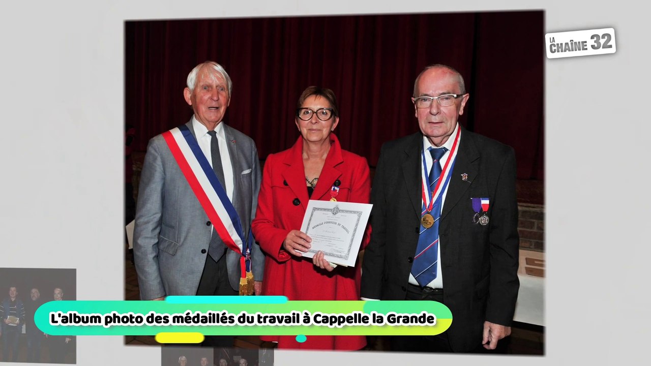 L'album photo des médaillés du travail à Cappelle la Grande