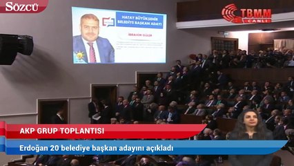 Erdoğan 20 belediye başkan adayını açıkladı