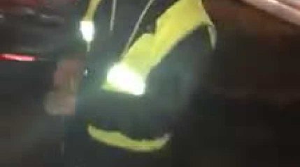 Jemappes: un gilet jaune a mis l'ambiance lors d'un blocage