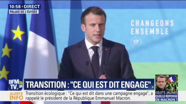 Nous devons sortir des énergies fossiles affirme Emmanuel Macron