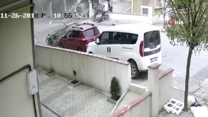 Sancaktepe'de Askeri Helikopterin Düşme Anı Kamerada