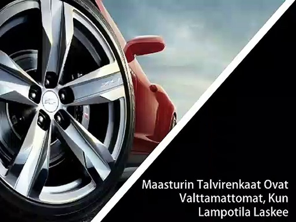 Maasturin Talvirenkaat Ovat Valttamattomat, Kun Lampotila Laskee