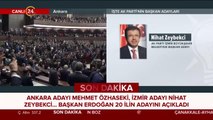 AK Parti'nin İzmir Büyükşehir Belediye Başkan adayı Nihat Zeybekci
