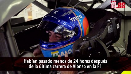 下载视频: Fernando Alonso prueba por primera vez un coche de NASCAR