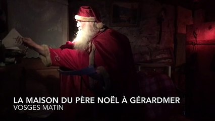 Le Père Noël ouvre les portes de sa maison de Gérardmer