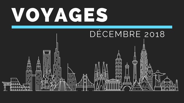 3 destinations à privilégier en décembre 2018