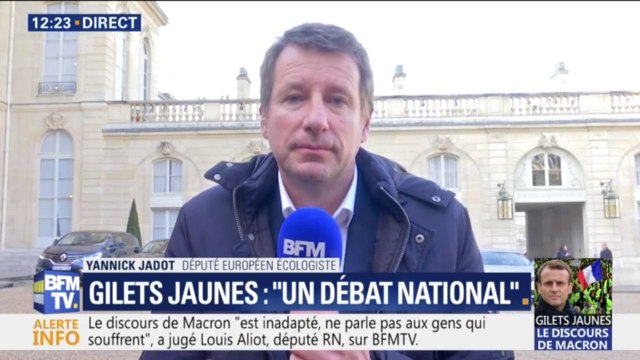 Yannick Jadot (EELV): Faire en ce moment un discours sans justice sociale sans mesure d'accompagnement, j'en suis totalement stupéfait