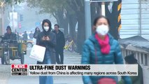 Yellow dust from China expected to blanket S. Korea for two days from Tuesday