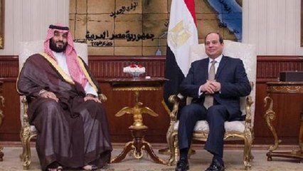 Saudi Crown Prince Bin Salman received by Egyptian President