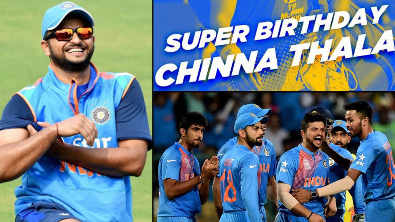 Suresh Raina Birthday : Wishes Pour In For Indian Cricketer | Oneindia Telugu