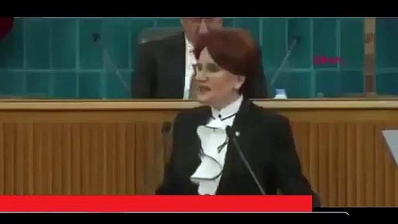 Akşener, grup toplantısında ’İYİ Parti’ yerine ’AK Parti’ dedi