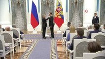 Putin Önde Gelen İsimlere Onur Ödülü Verdi- Putin Rusya'nın Önde Gelen İsimlerini Kremlin'de...