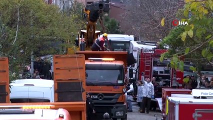 Düşen Helikopterin Enkazı Kaldırıldı