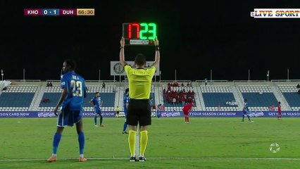 ش2 دوري نجوم قطر مباراه نادي الدحيل والخور المرحله الثانيه الجوله الثانيه 24-11-2018