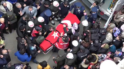 Düşen Helikopterde Şehit Olan Üsteğmen Aykut Yurtsever Baba Evine Getirildi