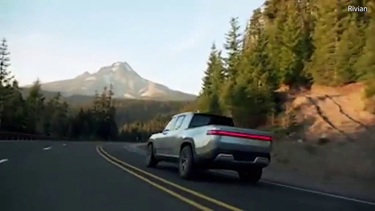 Rivian unveils new sleek electric pickup truck