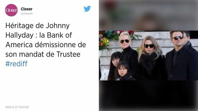 Héritage de Johnny Hallyday. Bank of America évite les procédures judiciaires en France et démissionne.