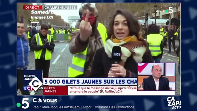 Grosse p*** , collabo : les journalistes insultés en direct par des Gilets jaunes