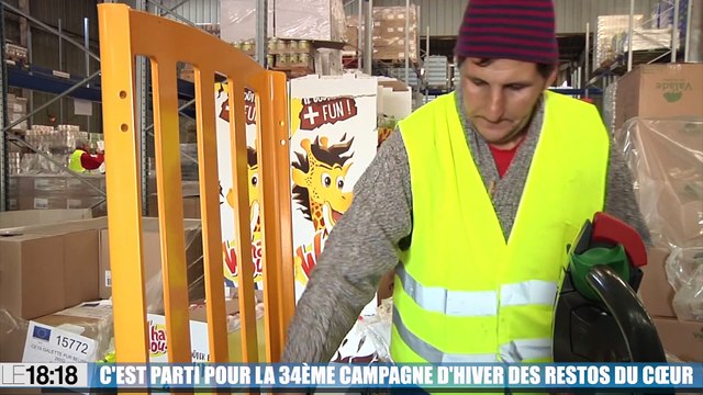 Ouverture de la 34ème campagne d'hiver des Restos du cœur