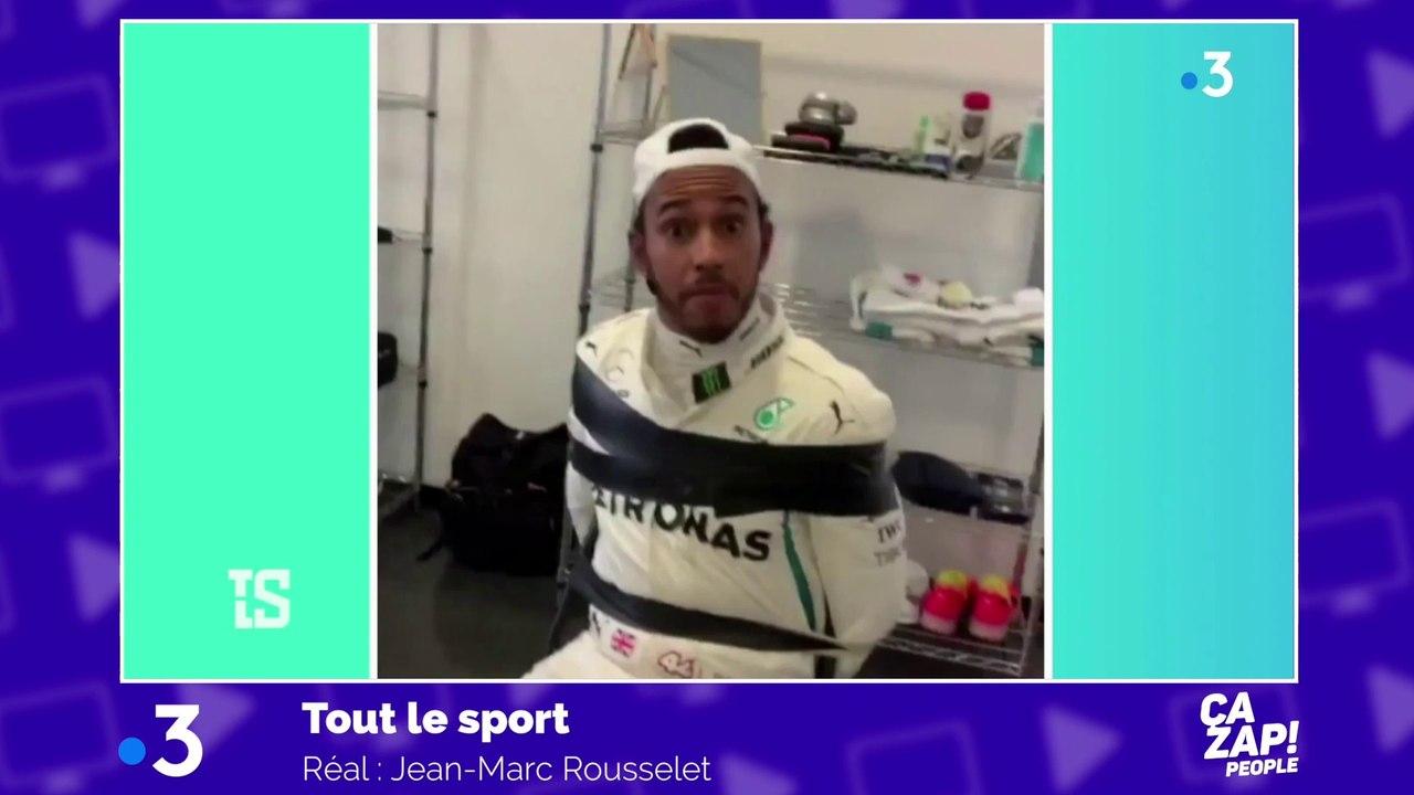 Lewis Hamilton ligoté par Will Smith !