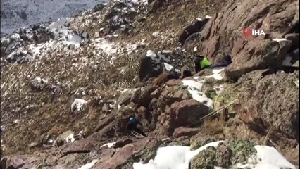 Van'da Keçi Kurtarma Operasyonu