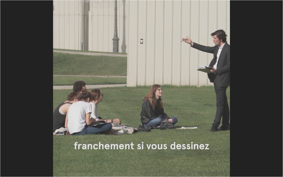 Les aventures de Hugues Blatard - Sa rencontre avec des étudiants en art