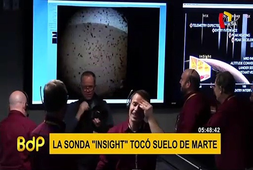 La sonda “Insight” aterrizó con éxito en el planeta Marte