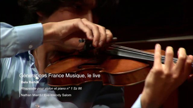 Bartok : Rhapsodie pour violon et piano n° 1 (N. Mierdl / E-M. Salom)