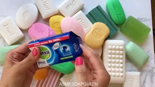 100 SOAP OPENING HAUL- ASMR 25min opening/ tapping/ wrap sound/ no cutting