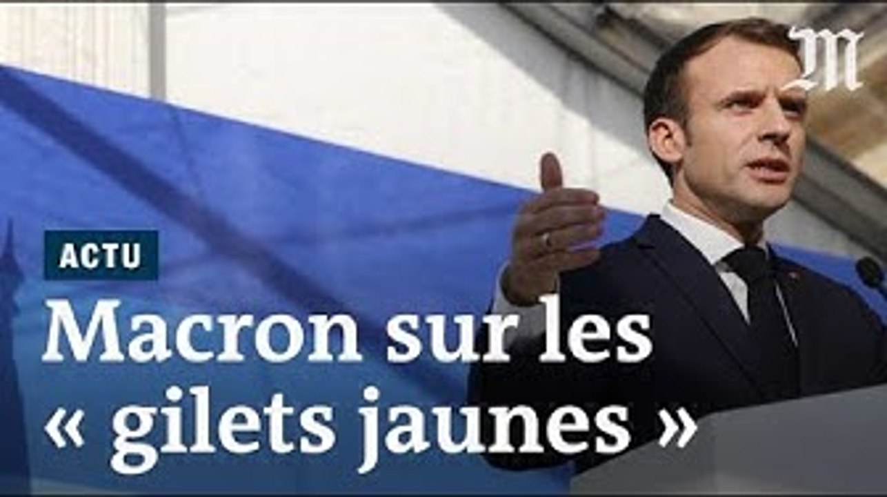 « Gilets jaunes » : Macron veut « transformer les colères en solution »