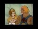 He Man and She Ra Try To Pick Up This Massive Bit Of Ice