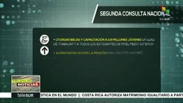 México: 90% de votantes en segunda consulta avala proyectos de AMLO