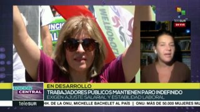 Chile: trabajadores públicos esperan negociar ajuste salarial con gob.