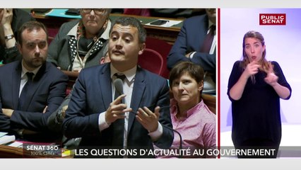 Tweet: le début de mea culpa de Gérald Darmanin devant les sénateurs