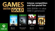 Xbox - Games with Gold Décembre 2018 Trailer